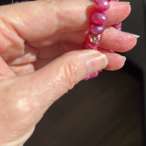 Sydney Evan mystic red moonstone with marquis evil eye bracelet - Picture 5 of 5